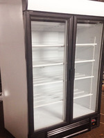 Холодильные шкафы бу двухдверные, купе со стеклом