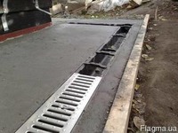 Лоток бетонний з решіткою та кріпленням