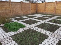 Плитка для садовой дорожки Травница, булыжник 50х50х7,5см в Запорожье