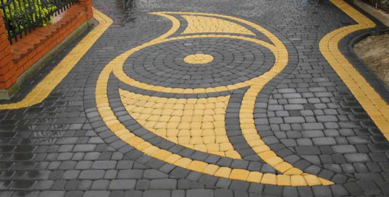 Рисунки укладки тротуарной плитки | Идеи для садового дизайна, Обустройства сада, Садовые дорожки