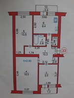 Терміновий продаж 3 кім. великогабаритної квартири по вул. Гулака Артемовського, S-67 м2, чешське планування.