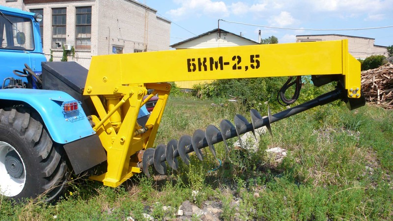 Ямобур ЭД-342 для трактора МТЗ