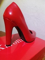 Туфли женские красные лак Karolina