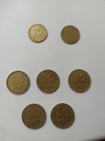 Монети 50 та 25 копійок 1992 рік